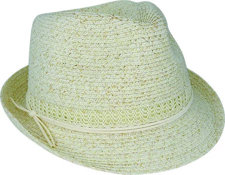 Trilby Braided Hat - Ivory