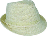 Trilby Braided Hat - Ivory