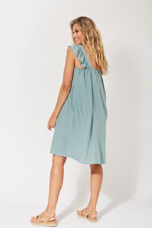 Belize Cap Sleeve Dress - Mineral