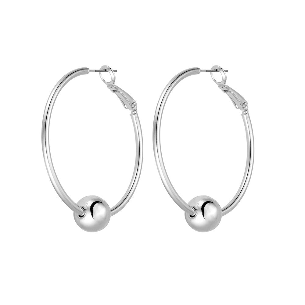 Allure Hoop Earring - Silver