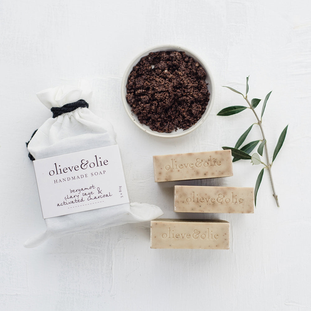 Olieve & Olie Handmade Soaps - Ylang Ylang/Coffee