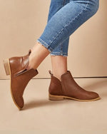 Douglas Leather Boot - Chocolate