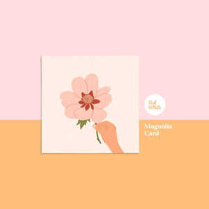 Greeting Card - Magnolia