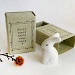 Porcelain Quoted Matchbox  - Bunny