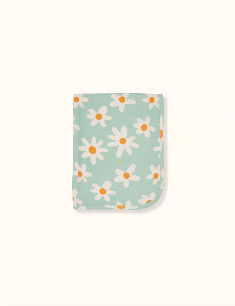 Ditzy Daisy Baby Wrap - Mint