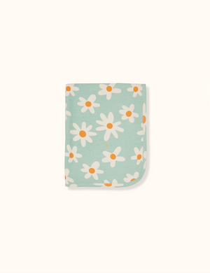 Ditzy Daisy Baby Wrap - Mint
