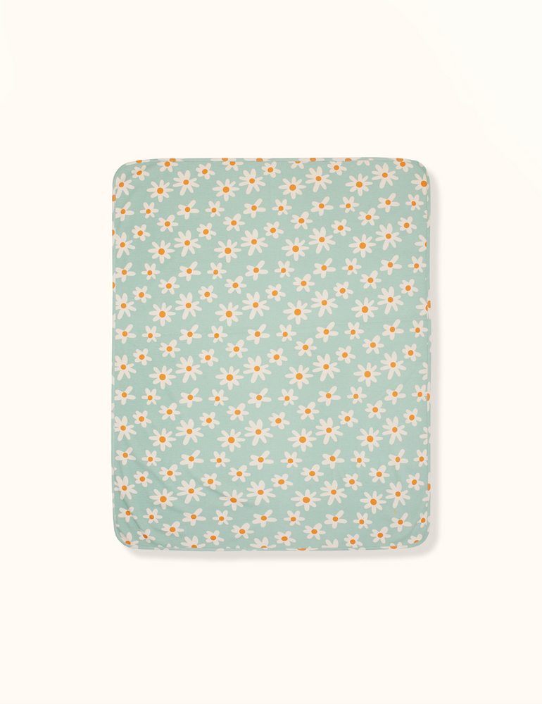Ditzy Daisy Baby Wrap - Mint