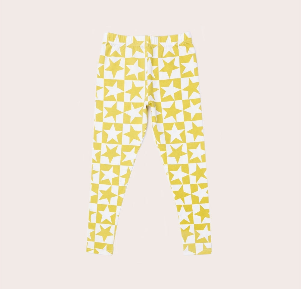 Super Stars Leggings - Yellow