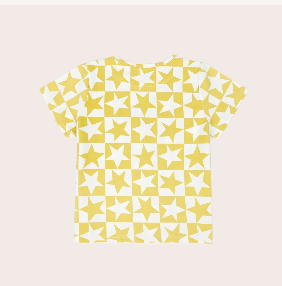 Prancer Star Tee - Yellow