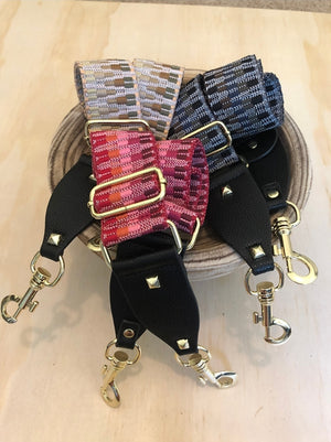 Zig Zag Bag Strap - Pink