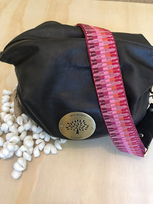 Zig Zag Bag Strap - Pink