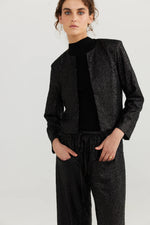 Visiting Versaille Jacket - Black Sequin