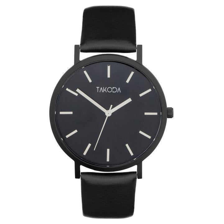 Takoda Silhouete Watch - Black/Silver