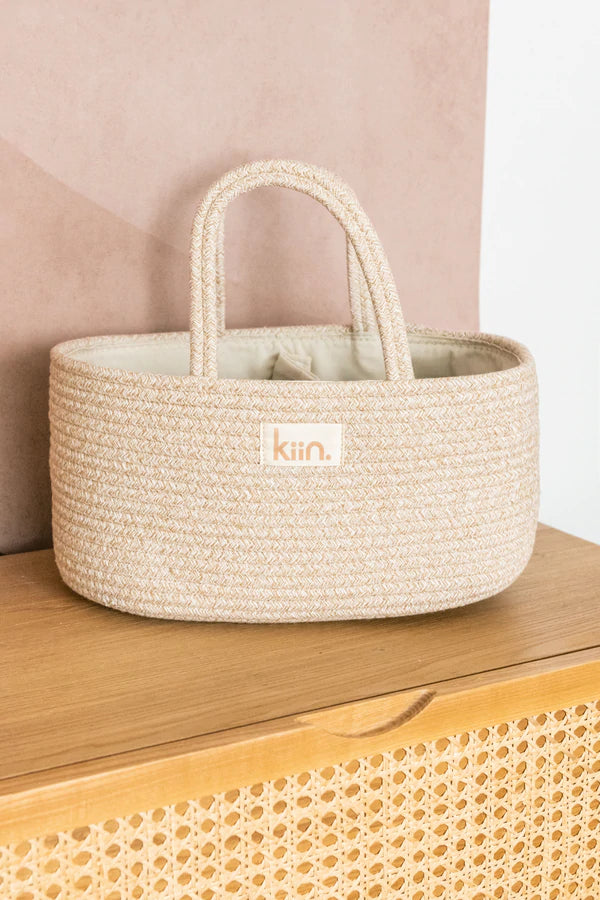 Kiin Nappy Caddy Organizer - Cotton Rope