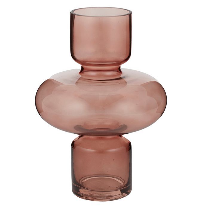 Nutmeg Marte Glass Vase