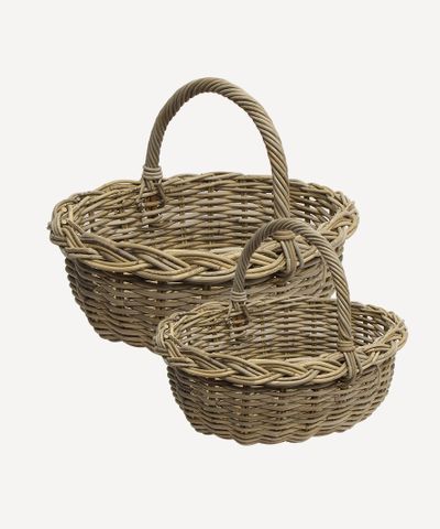 
            
                Load image into Gallery viewer, Grove Oval Harvest Basket - Set Of 2
            
        