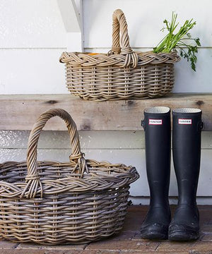 Grove Oval Harvest Basket - Set Of 2
