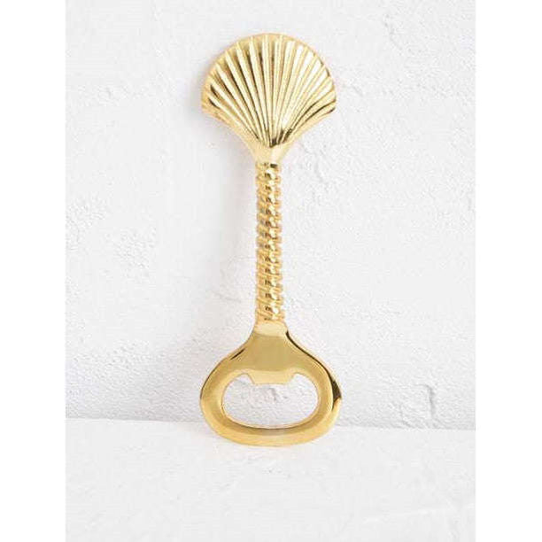 Clam Shell Bottle Opener - Gold