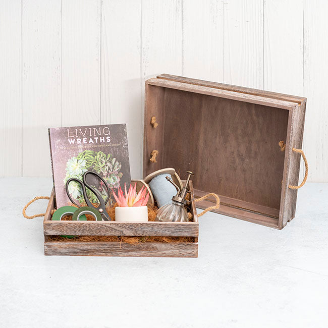 
            
                Load image into Gallery viewer, Wooden Hamper Crate - Lrg
            
        