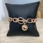 Allure Curb Link Bracelet - Rose Gold