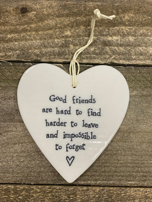 Hanging Heart - Good Friends