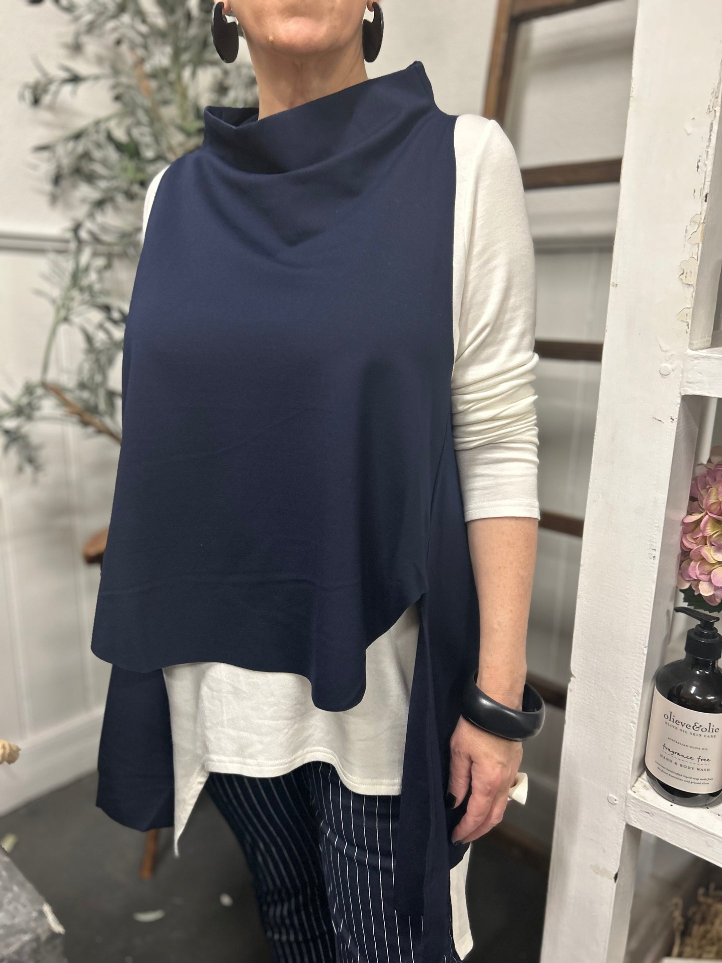 Cameron Layer Top - Navy