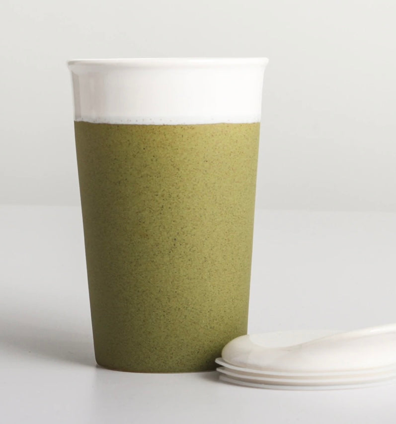 It's A Keeper Ceramic Cup - Sprout Green