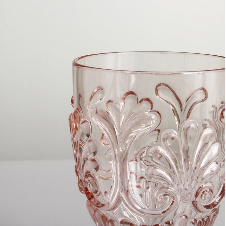 Flemington Acrylic Wine Glass - Pale Pink