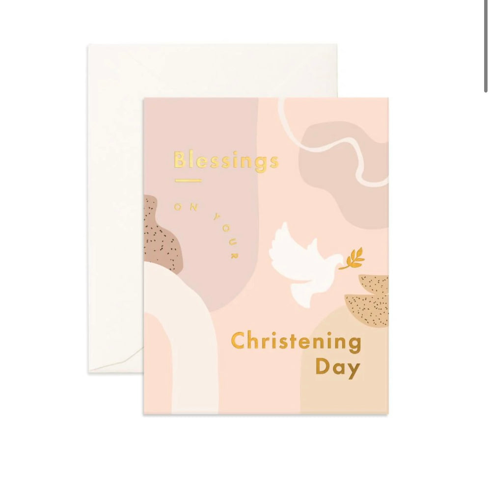 Fox & Fallow Greeting Card - Christening