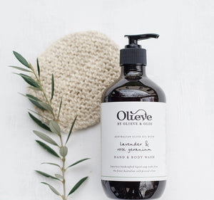 
            
                Load image into Gallery viewer, Olieve &amp;amp; Olie Hand &amp;amp; Body Wash - Lavender &amp;amp; Rose Geranium
            
        