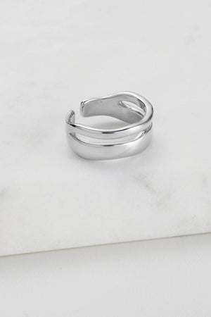 Zafino Double Ring - Silver