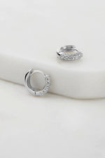 Zafino Anglesea Huggie Earring - Silver