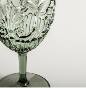 Flemington Acrylic Wine Glass - Green