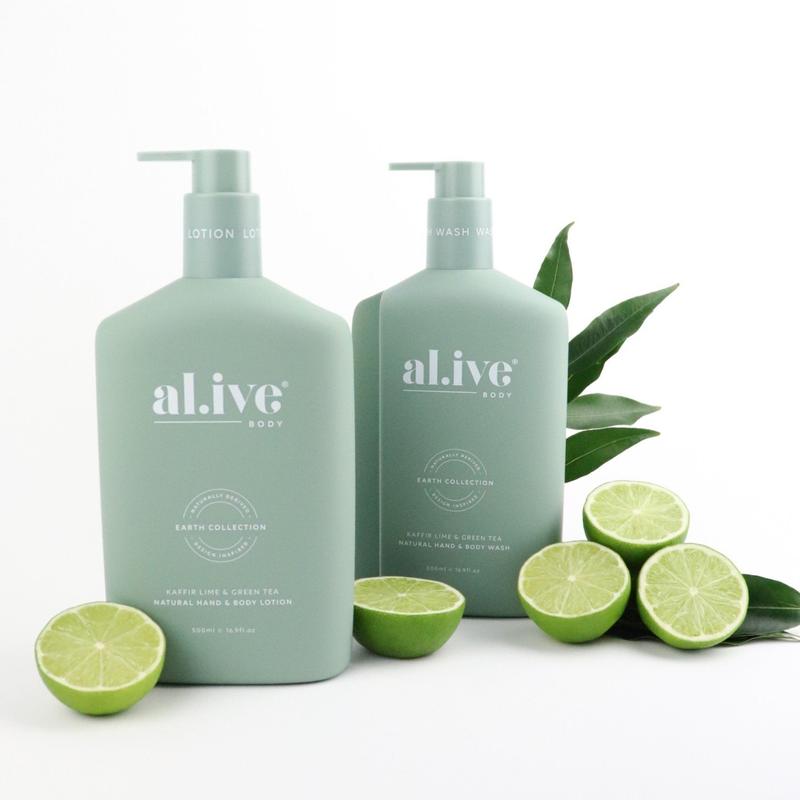 Alive Body Kaffir Lime and Green Tea Duo